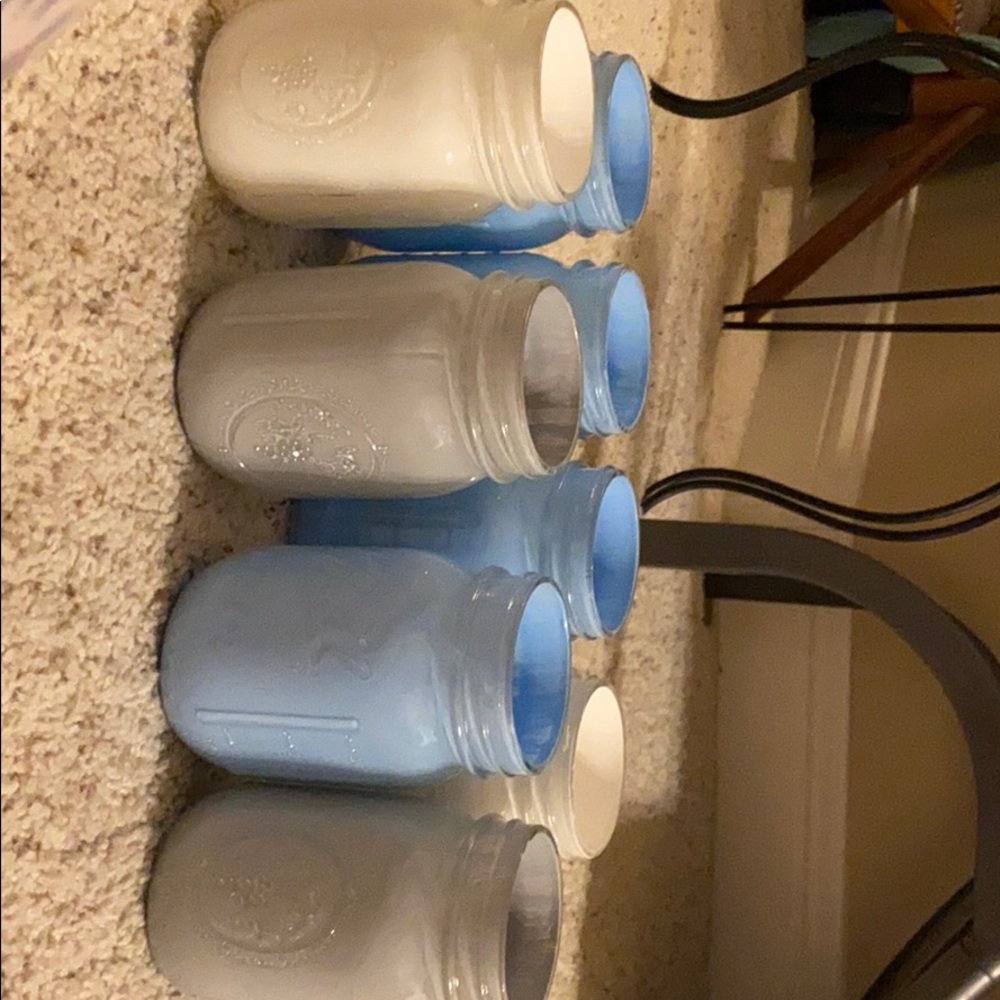 painted mason jars